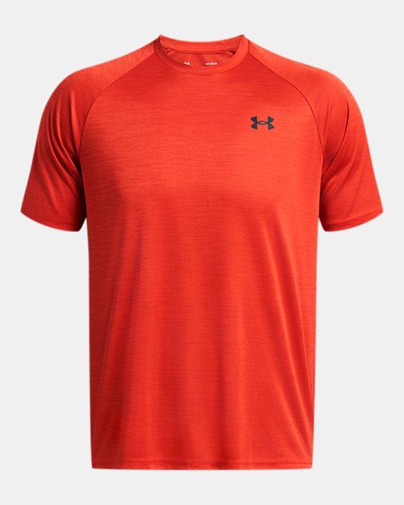 Men's UA Velocity Short Sleeve in Red image number 4